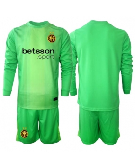 Inter Milan Portiere Maglia Gara Terza Repliche 2025-26 Bambino Maniche Lunghe